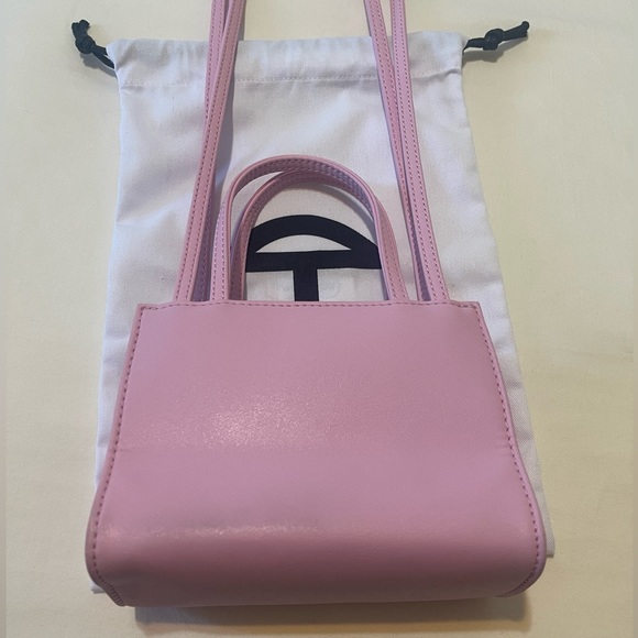 Telfar Small Shopping Bag in Bubblegum Pink - Picture 2 of 4